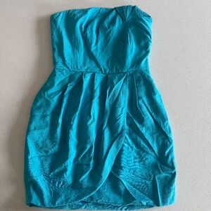 Rachel Roy - Turquoise Tulip Dress - with pockets! 6